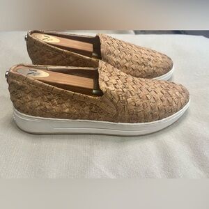 Donald Pliner cork slip on sneakers  ~ SIZE 9.5